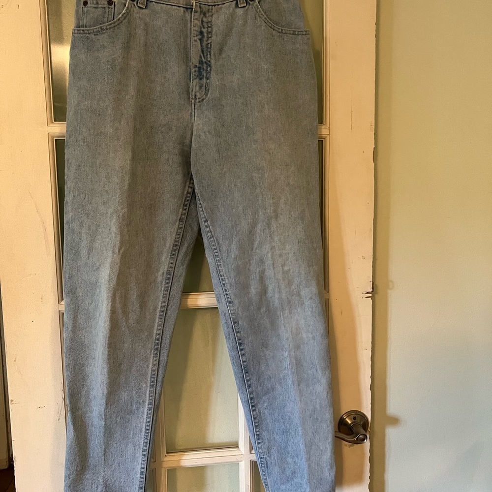 90sLight Blue High-Waisted Jeans